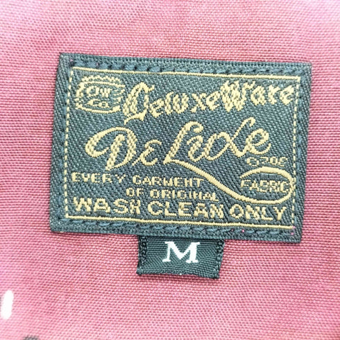 デラックス DELUXE S/S レイルドット レーヨンシャツ メンズ JPN:M